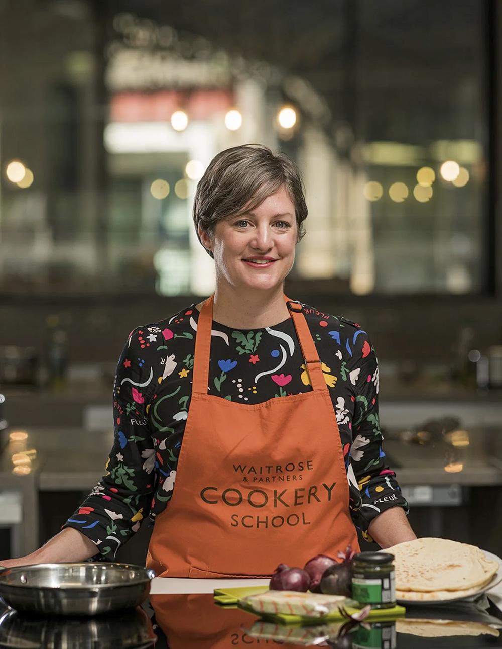 A portrait of a JLP Partner at Waitrose Cookery School