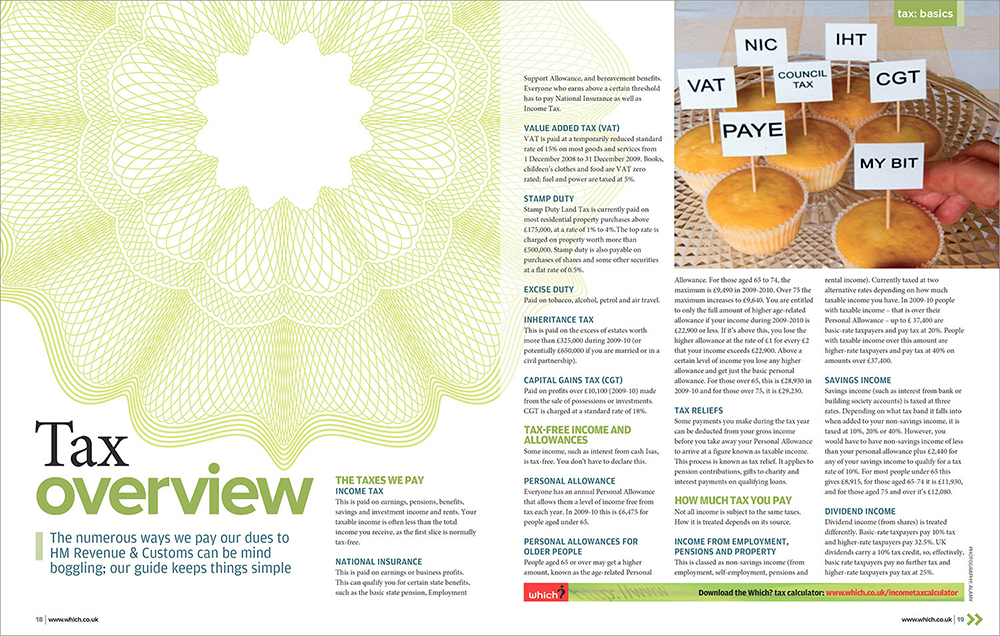 A spread from the Which? Report, Make Your Money Work Harder